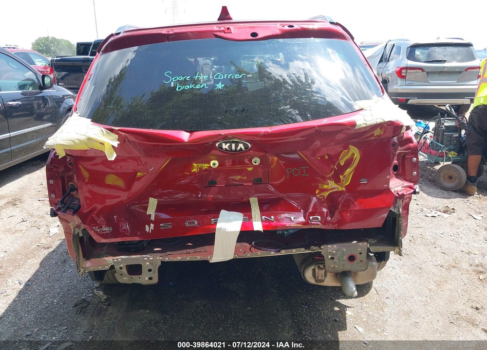 2021 KIA SORENTO S VIN: 5XYRL4LC2MG020889