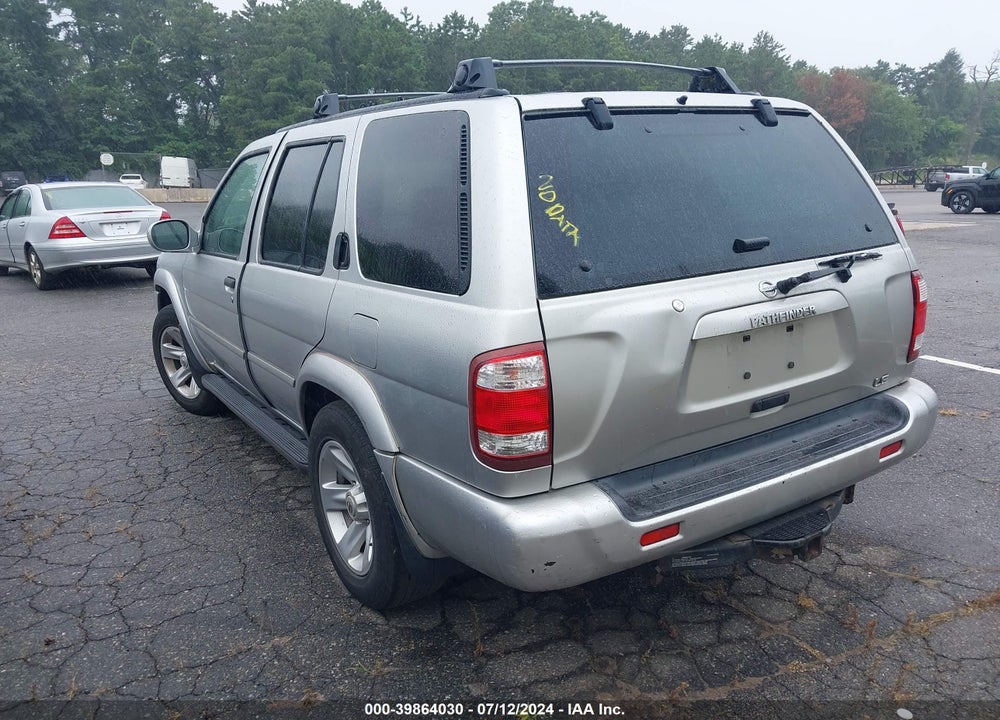 2002 NISSAN PATHFINDER LE/SE VIN: JN8DR09Y42W741613