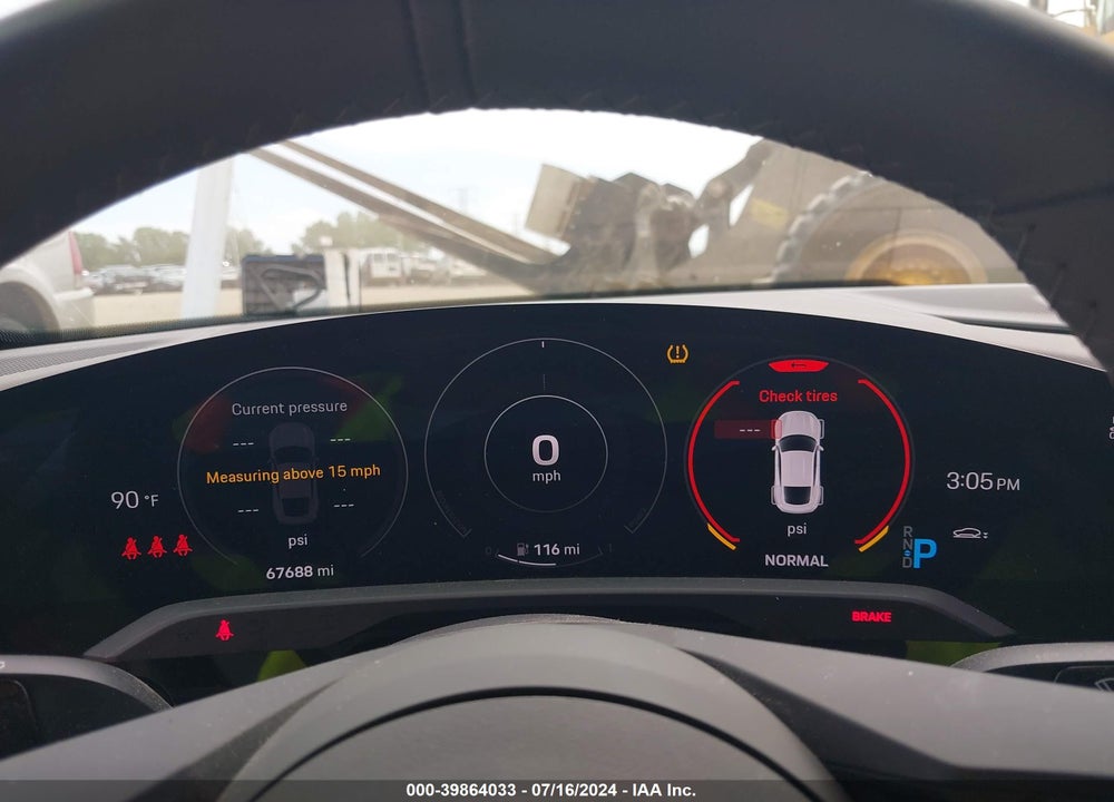 2021 PORSCHE TAYCAN 4S VIN: WP0AB2Y17MSA41472
