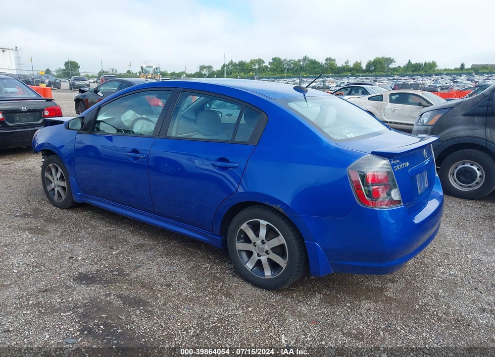 2012 NISSAN SENTRA 2.0 SR VIN: 3N1AB6AP4CL707612