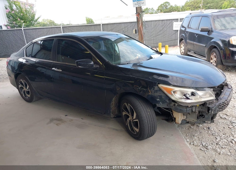 2016 HONDA ACCORD LX VIN: 1HGCR2F3XGA222292