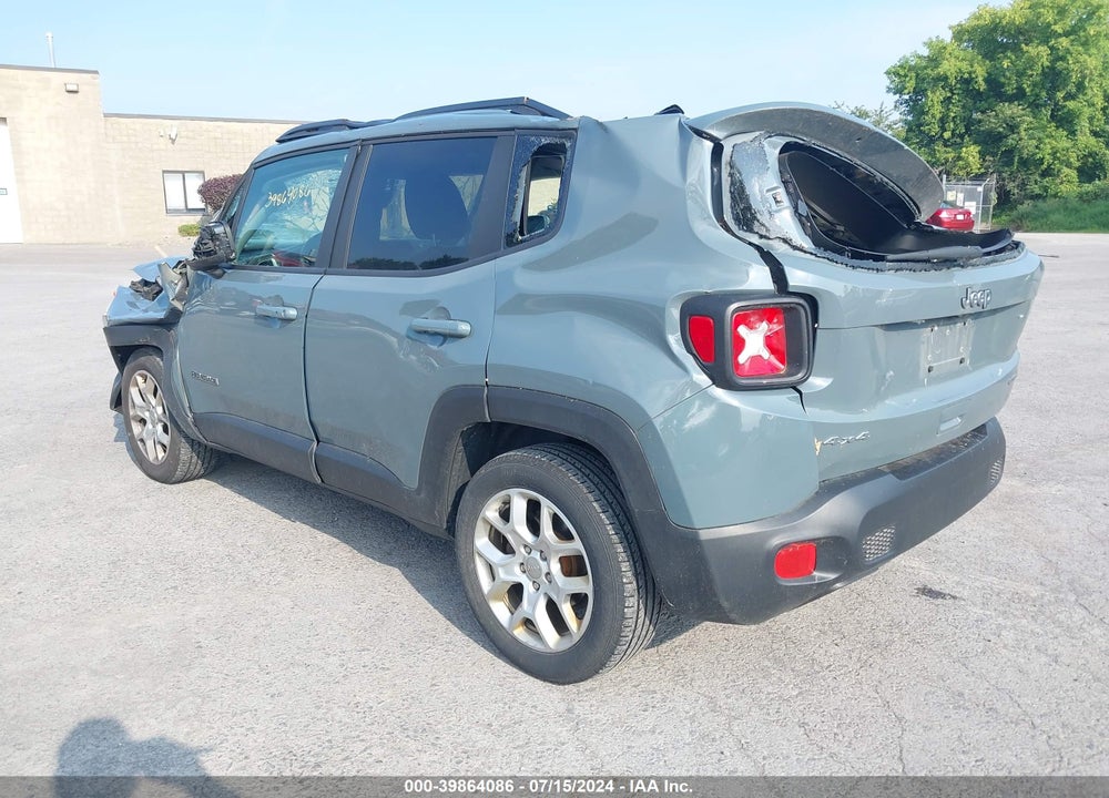 2018 JEEP RENEGADE LATITUDE 4X4 VIN: ZACCJBBB9JPH41747