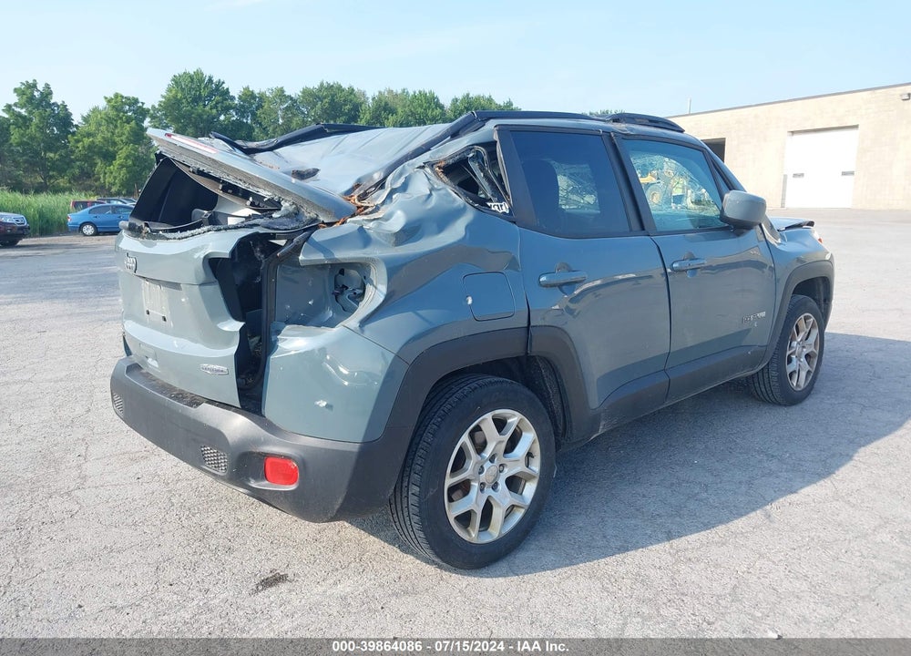 2018 JEEP RENEGADE LATITUDE 4X4 VIN: ZACCJBBB9JPH41747