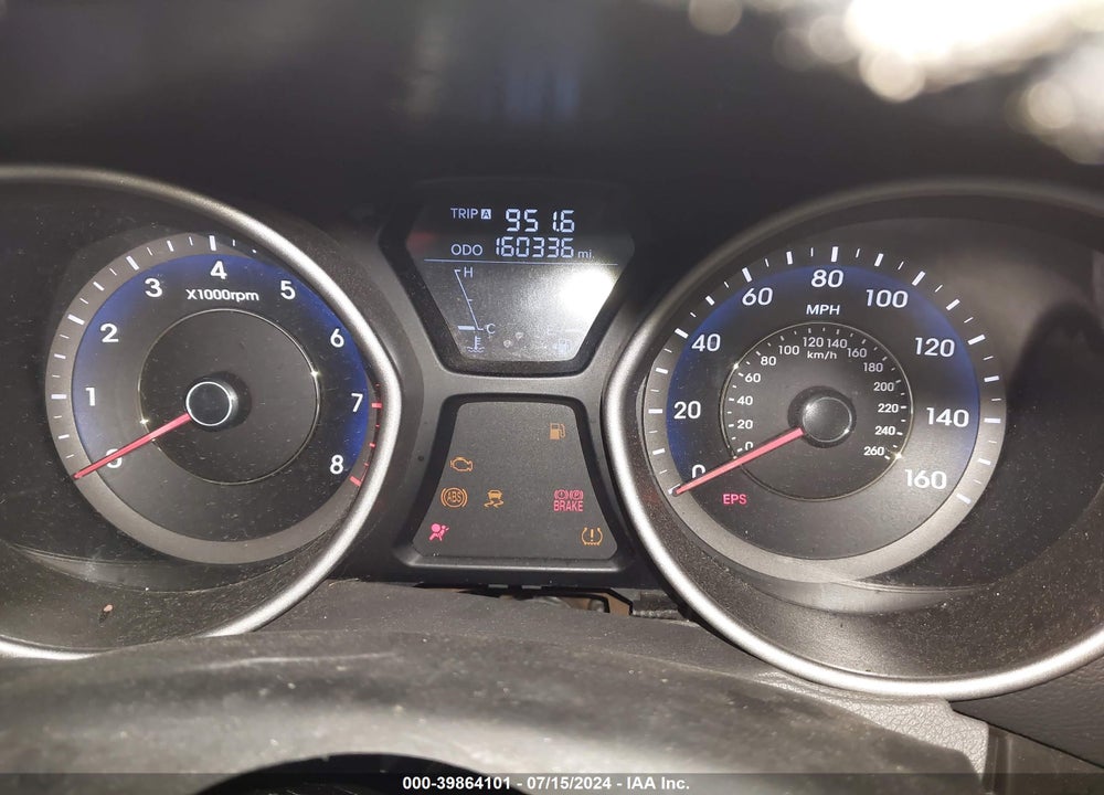 2013 HYUNDAI ELANTRA GLS VIN: KMHDH4AE8DU725626