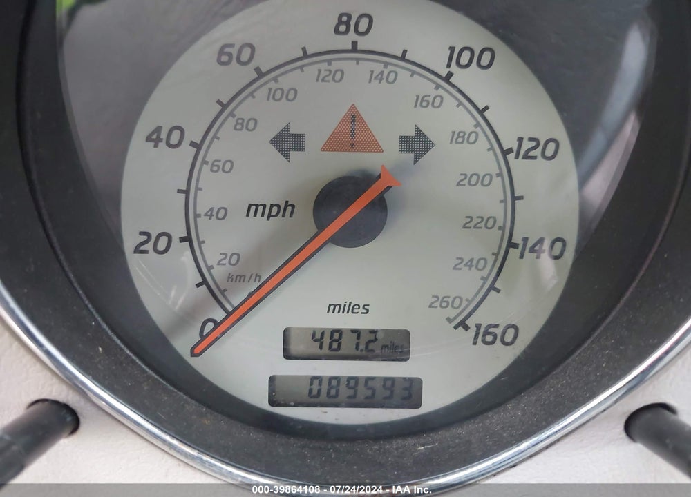 2000 MERCEDES-BENZ SLK 230 KOMPRESSOR VIN: WDBKK47F1YF169875