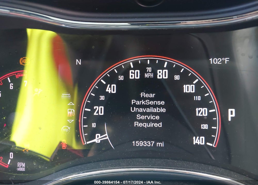 2017 DODGE DURANGO GT RWD VIN: 1C4RDHDG4HC906521