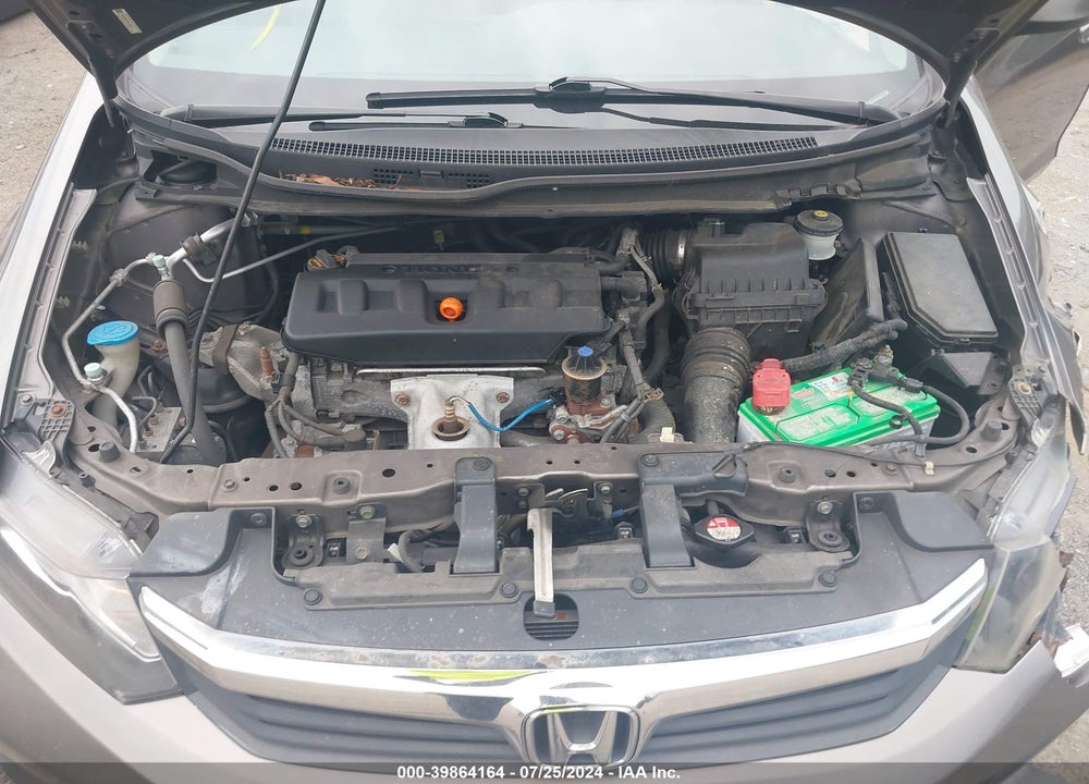 2012 HONDA CIVIC LX VIN: 19XFB2F51CE373837