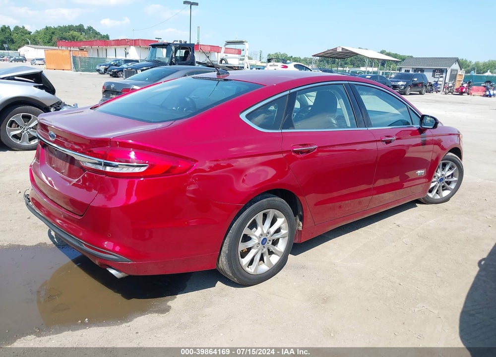 2017 FORD FUSION ENERGI SE LUXURY VIN: 3FA6P0PU1HR377016