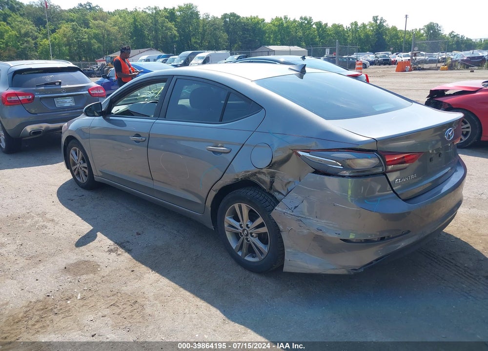 2017 HYUNDAI ELANTRA SE VIN: KMHD84LF9HU192665