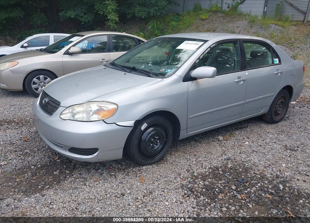 2008 TOYOTA COROLLA LE VIN: 2T1BR32EX8C905551