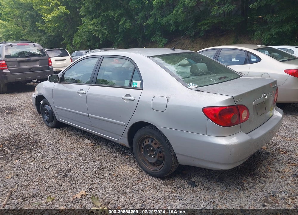 2008 TOYOTA COROLLA LE VIN: 2T1BR32EX8C905551
