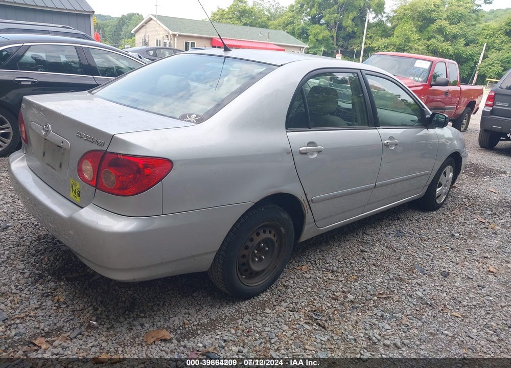 2008 TOYOTA COROLLA LE VIN: 2T1BR32EX8C905551