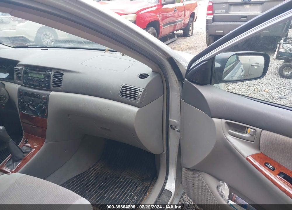 2008 TOYOTA COROLLA LE VIN: 2T1BR32EX8C905551