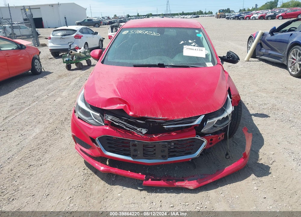 2017 CHEVROLET CRUZE LT AUTO VIN: 1G1BE5SM6H7108691