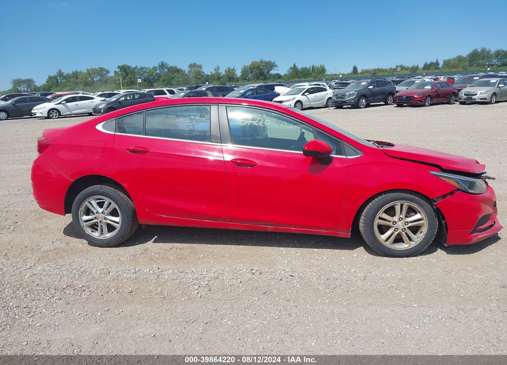 2017 CHEVROLET CRUZE LT AUTO VIN: 1G1BE5SM6H7108691
