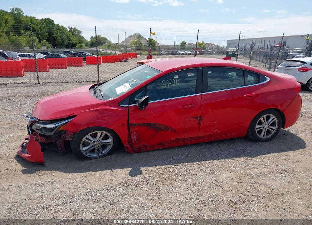 2017 CHEVROLET CRUZE LT AUTO VIN: 1G1BE5SM6H7108691