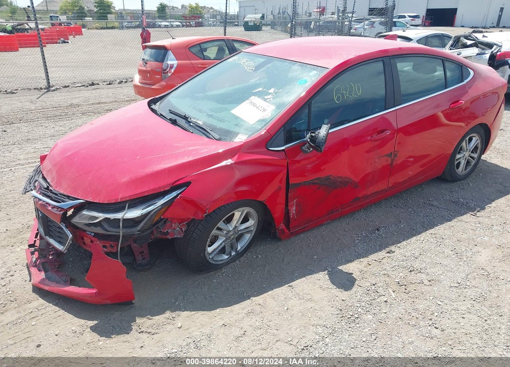 2017 CHEVROLET CRUZE LT AUTO VIN: 1G1BE5SM6H7108691