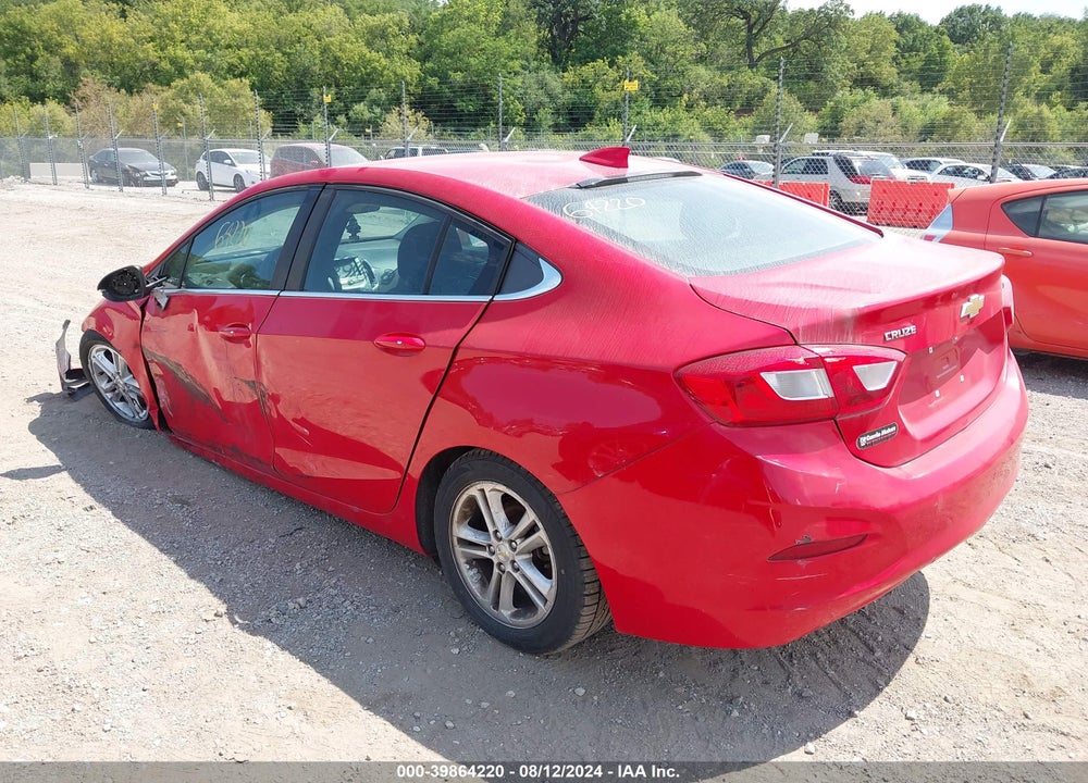 2017 CHEVROLET CRUZE LT AUTO VIN: 1G1BE5SM6H7108691