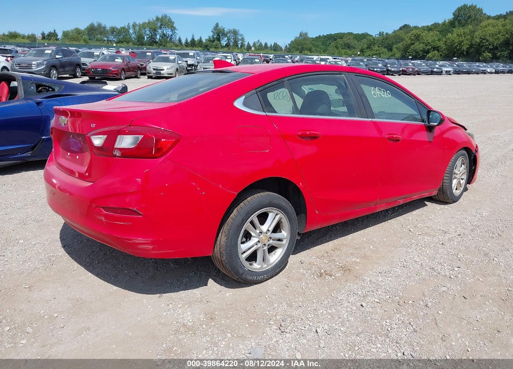 2017 CHEVROLET CRUZE LT AUTO VIN: 1G1BE5SM6H7108691