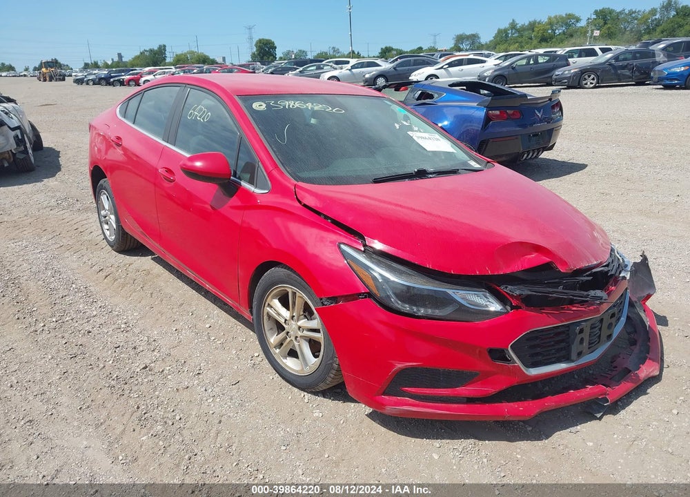 2017 CHEVROLET CRUZE LT AUTO VIN: 1G1BE5SM6H7108691