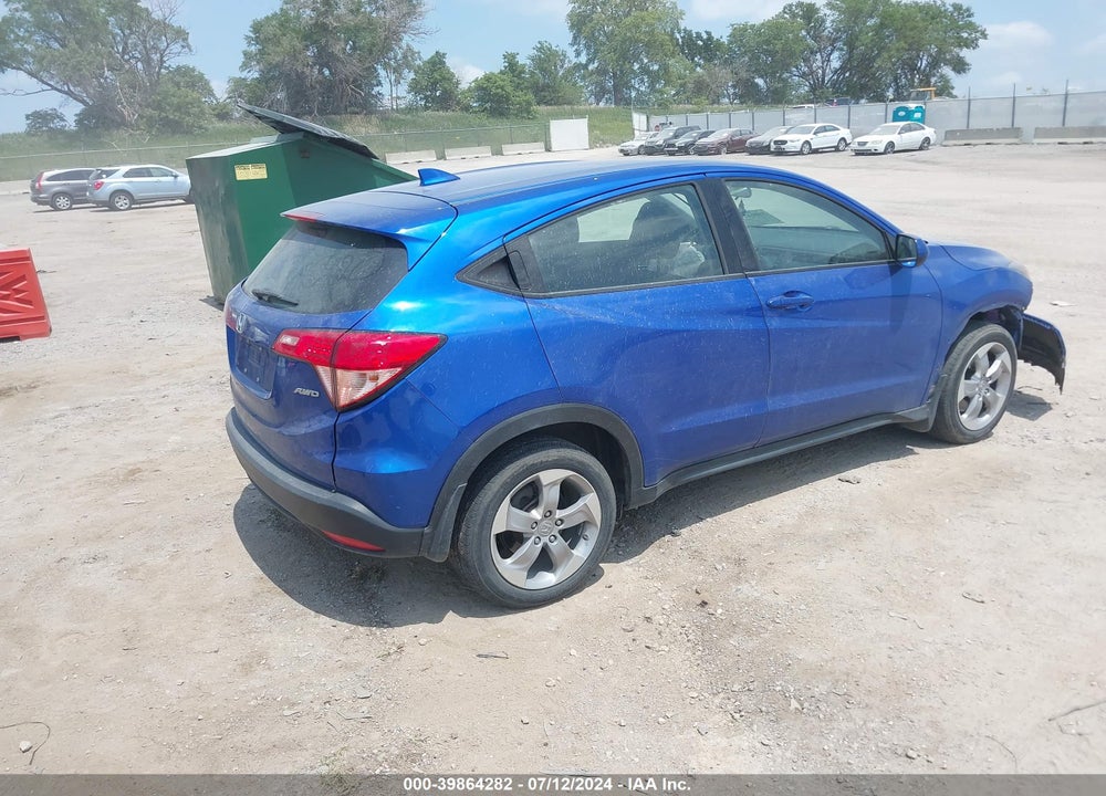 2018 HONDA HR-V LX VIN: 3CZRU6H37JG716219