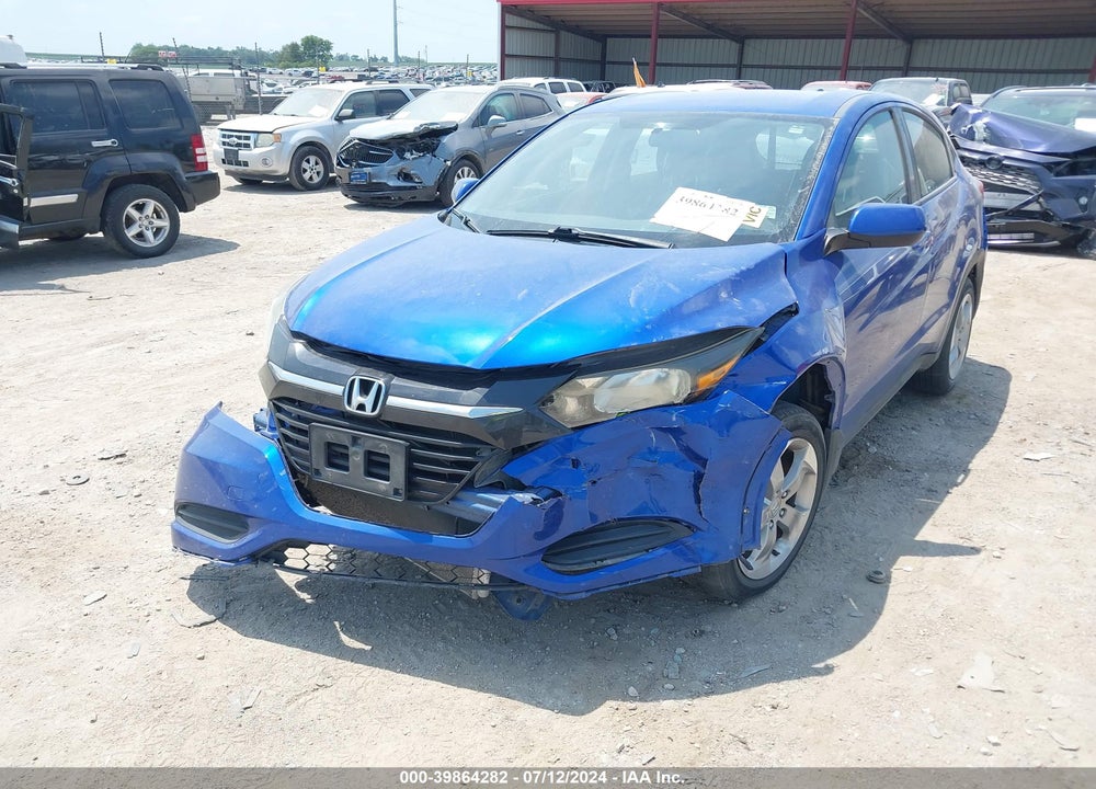2018 HONDA HR-V LX VIN: 3CZRU6H37JG716219