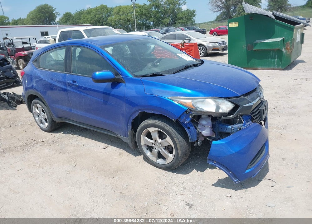 2018 HONDA HR-V LX VIN: 3CZRU6H37JG716219