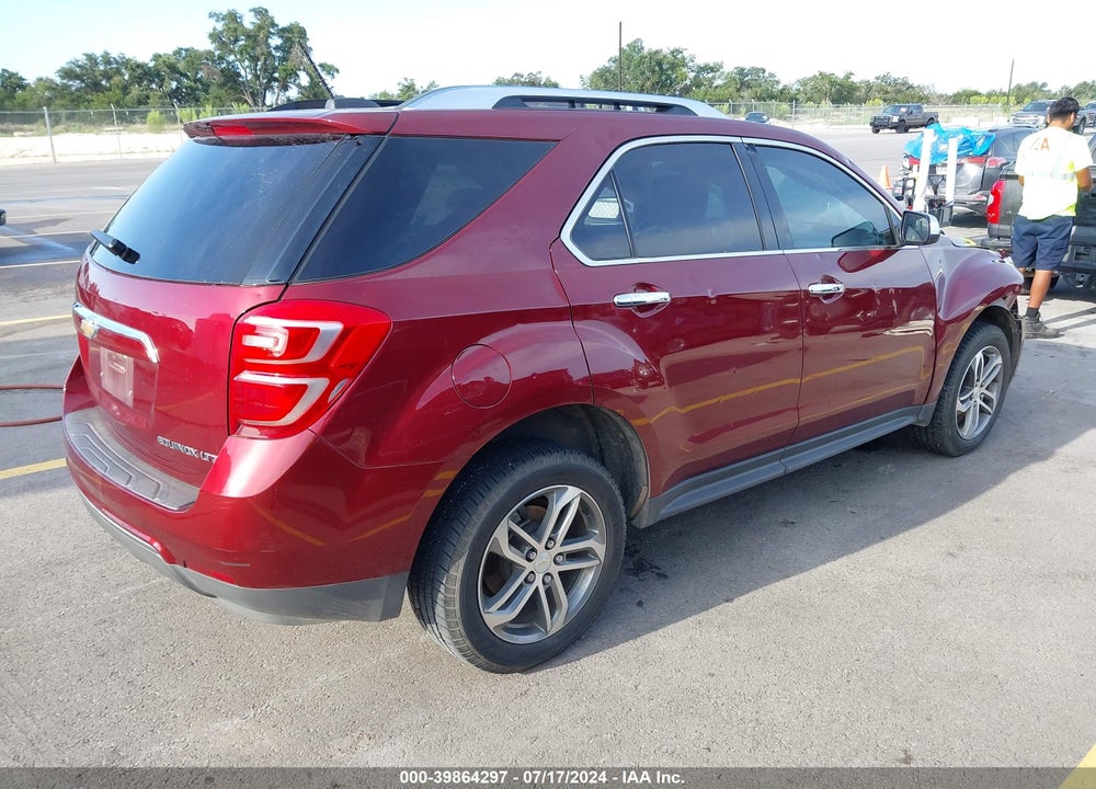 2016 CHEVROLET EQUINOX LTZ VIN: 2GNALDEK8G6358677
