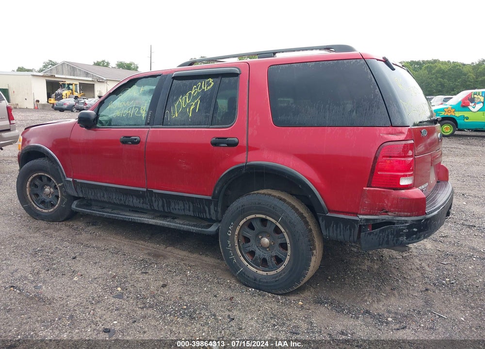 2003 FORD EXPLORER VIN: 1FMZU73E43ZB33335