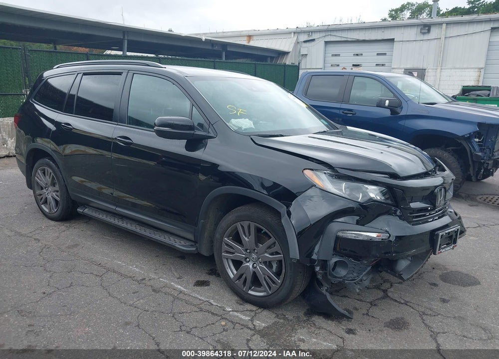 2022 HONDA PILOT AWD SPORT VIN: 5FNYF6H35NB100624