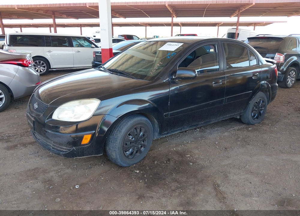 2007 KIA RIO LX VIN: KNADE123876268198