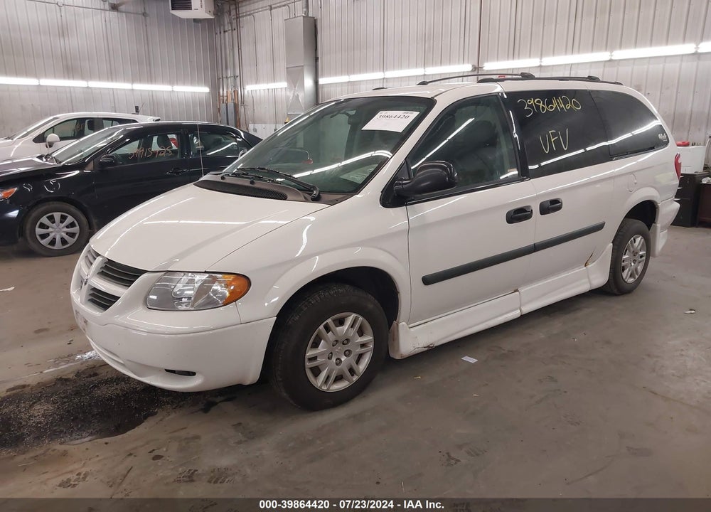 2005 DODGE GRAND CARAVAN SE VIN: 1D4GP24RX5B289322