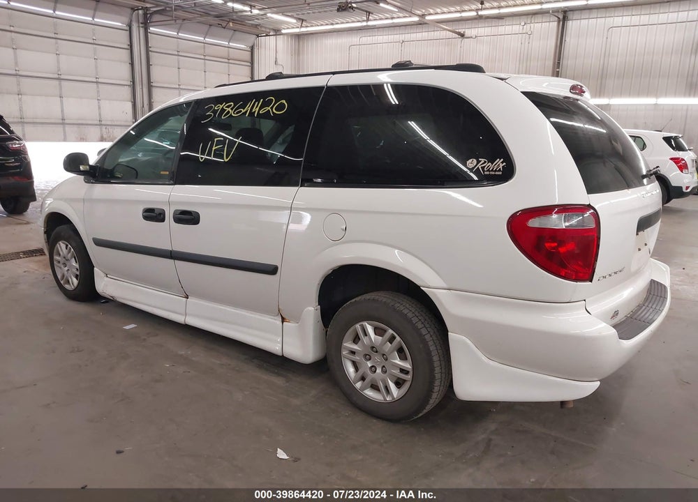 2005 DODGE GRAND CARAVAN SE VIN: 1D4GP24RX5B289322