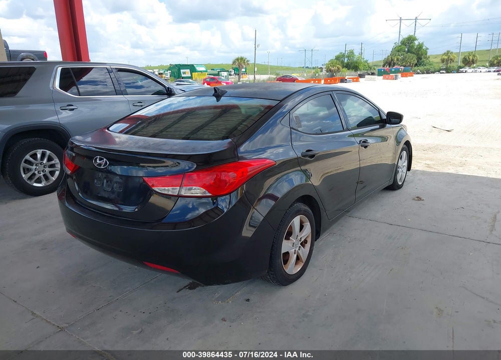 2013 HYUNDAI ELANTRA GLS VIN: 5NPDH4AE4DH234582