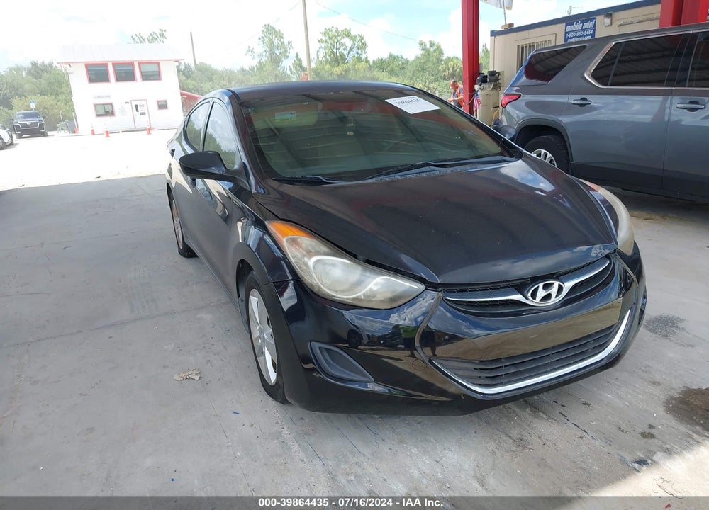 2013 HYUNDAI ELANTRA GLS VIN: 5NPDH4AE4DH234582