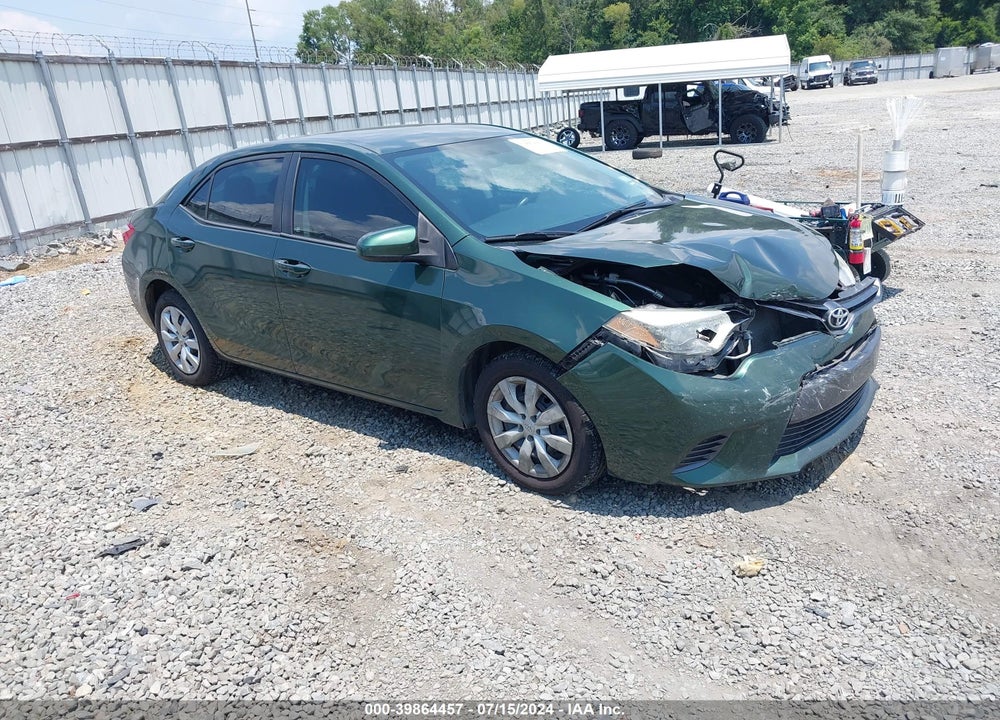 2016 TOYOTA COROLLA LE VIN: 2T1BURHE5GC708004