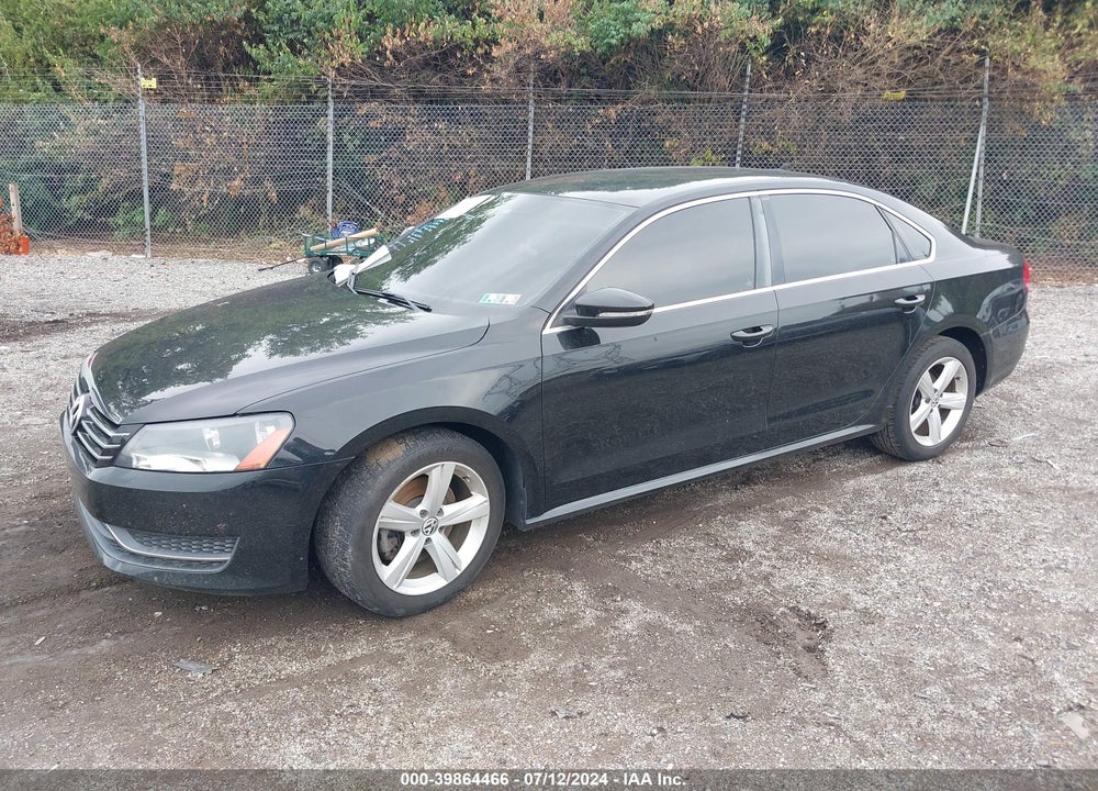 2012 VOLKSWAGEN PASSAT 2.5L SE VIN: 1VWBH7A36CC013922