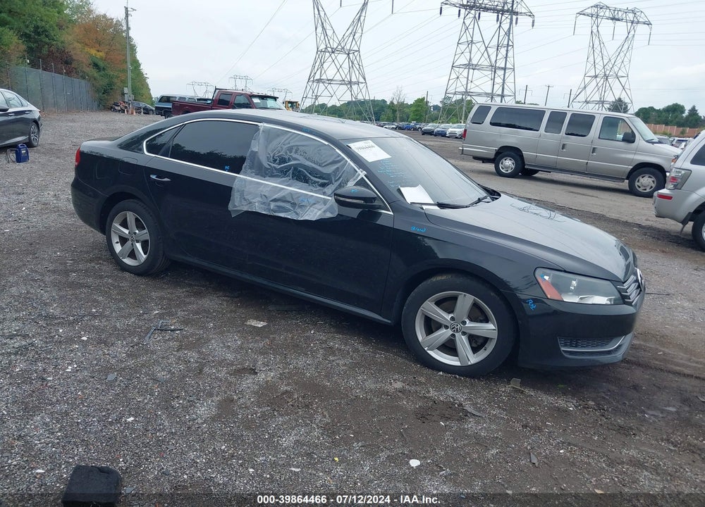 2012 VOLKSWAGEN PASSAT 2.5L SE VIN: 1VWBH7A36CC013922