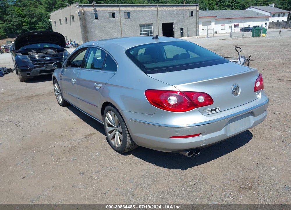 2011 VOLKSWAGEN CC SPORT VIN: WVWMN7AN2BE715812