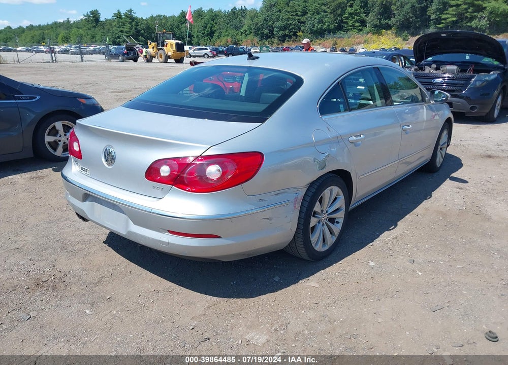 2011 VOLKSWAGEN CC SPORT VIN: WVWMN7AN2BE715812