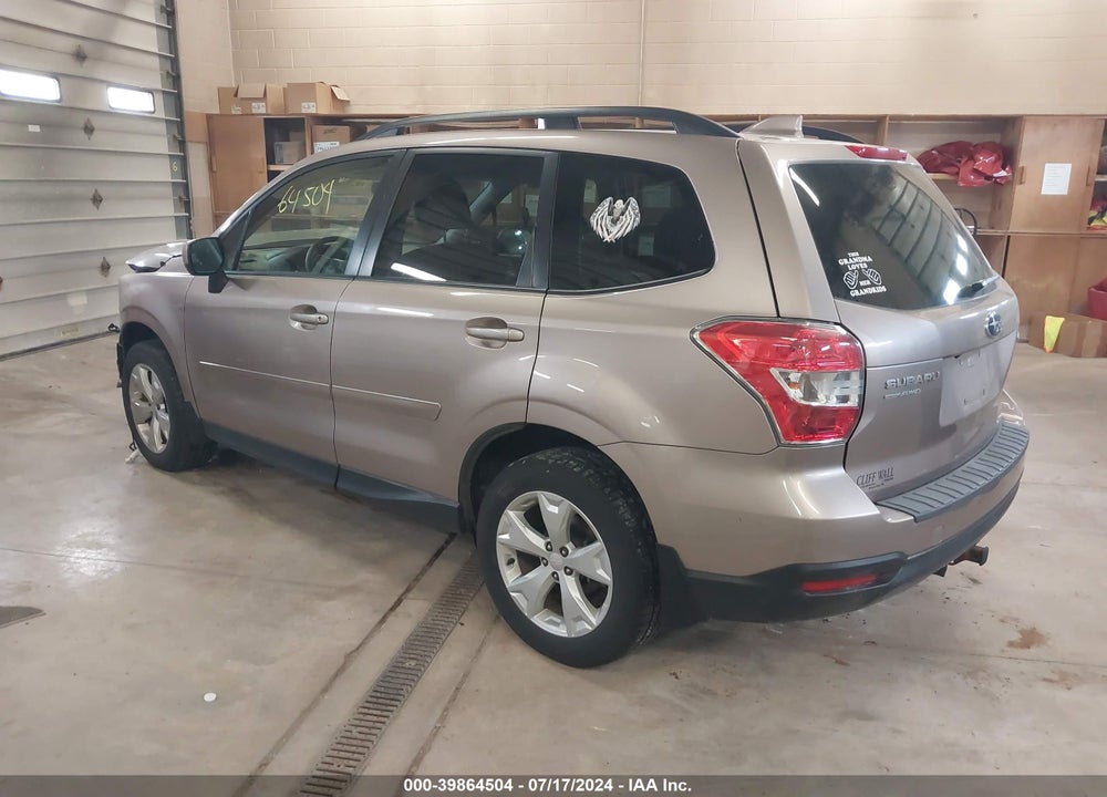 2016 SUBARU FORESTER 2.5I PREMIUM VIN: JF2SJADC9GH475174