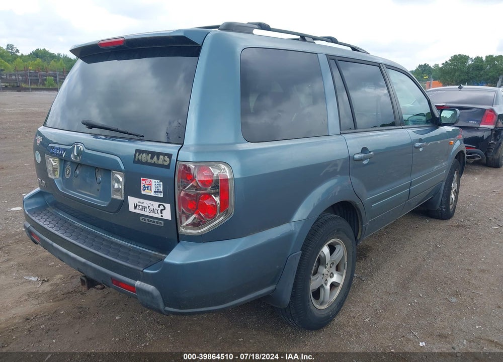 2008 HONDA PILOT EX VIN: 5FNYF18448B009621