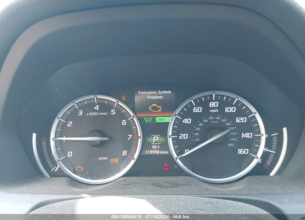 2015 ACURA TLX V6 TECH VIN: 19UUB3F50FA008507