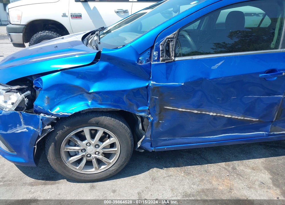 2017 CHEVROLET SONIC LT AUTO VIN: 1G1JD5SH5H4100200