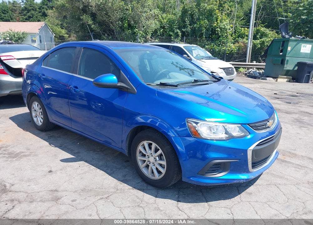 2017 CHEVROLET SONIC LT AUTO VIN: 1G1JD5SH5H4100200