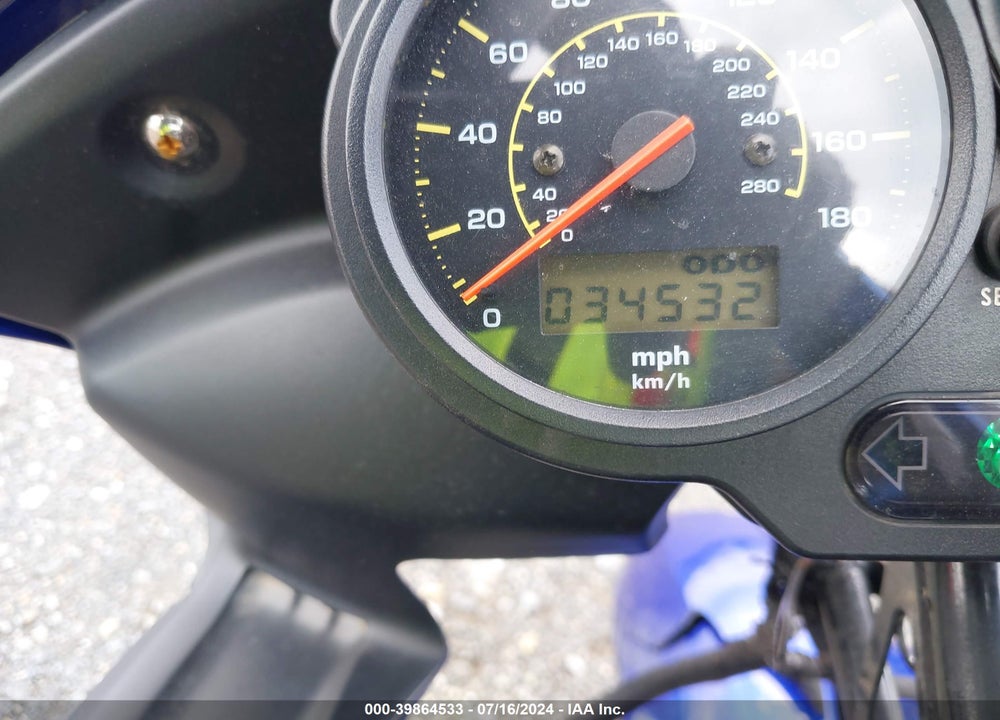 2001 YAMAHA FZS10 VIN: JYARN07E61A001087
