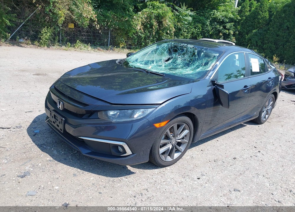 2019 HONDA CIVIC EX VIN: 2HGFC1F34KH651964