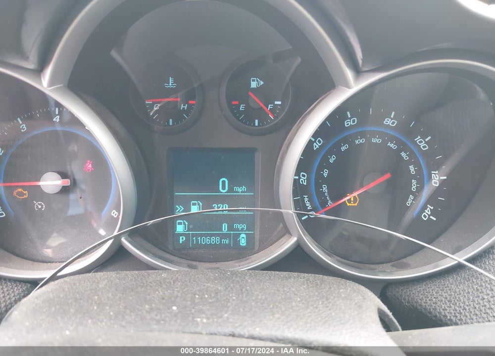 2012 CHEVROLET CRUZE ECO VIN: 1G1PJ5SC1C7142474