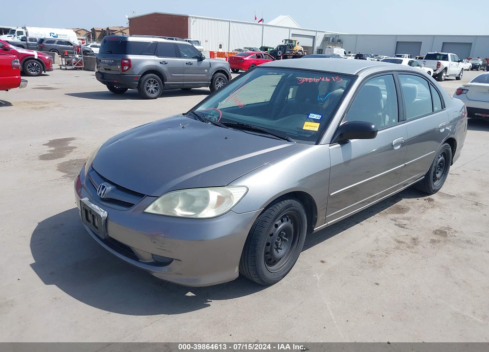 2004 HONDA CIVIC LX VIN: 2HGES16554H597819