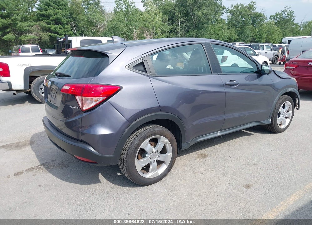 2016 HONDA HR-V LX VIN: 3CZRU6H36GM705111